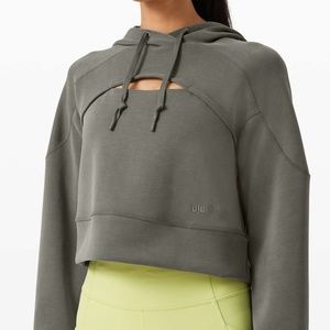Lululemon Get Centered Crop Hoodie